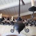 antique italian iron chandelier