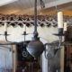 antique italian iron chandelier