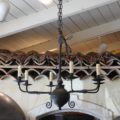 antique italian iron chandelier