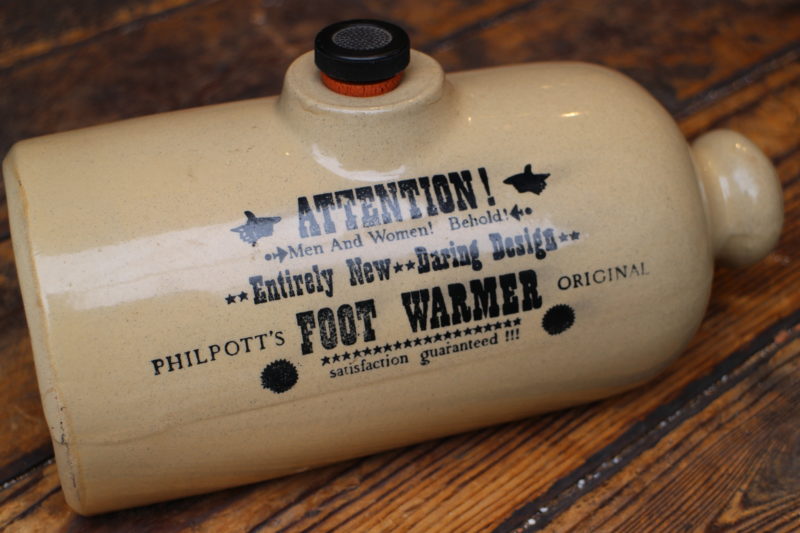 Vintage Philpott foot warmer