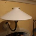 French white ceramic sconce light